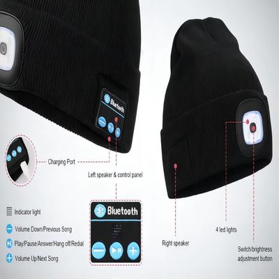 Tampão de Bluetooth com luz, os fones de ouvido sem fio &amp; o farol como grandes presentes para homens, mulheres, Teenages
