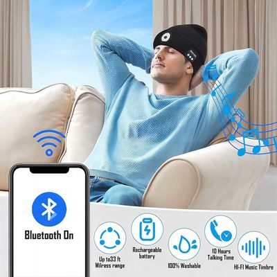 Chapéu video de gravação dos fones de ouvido de Bluetooth com gravação do laço da visão noturna de Headflashlight