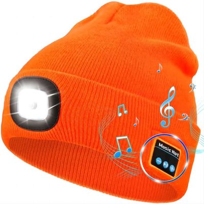 Gravação de vídeo sem fio do cartão de memória 6hours do chapéu 128G dos fones de ouvido de Bluetooth da música