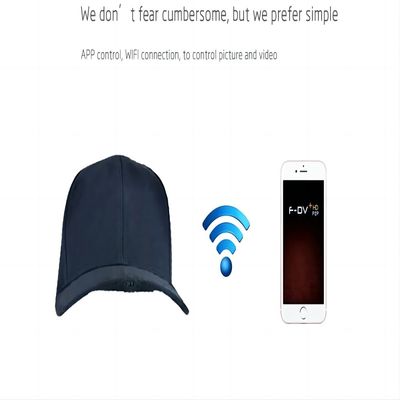 A câmera da ação do chapéu 2K da câmera de Live Streaming WiFi conecta com o router sem fio do Hotspot/