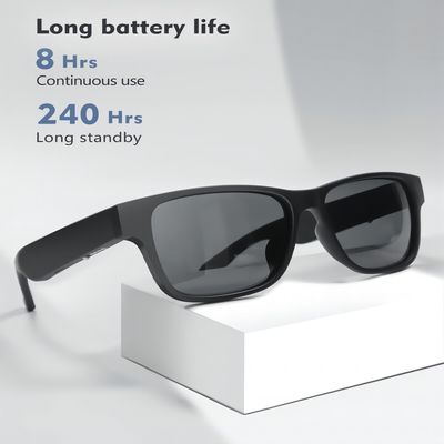 Mulheres Bluetooth Sunglasss dos homens com oradores e da música aberta da orelha de Mics vidros espertos audio