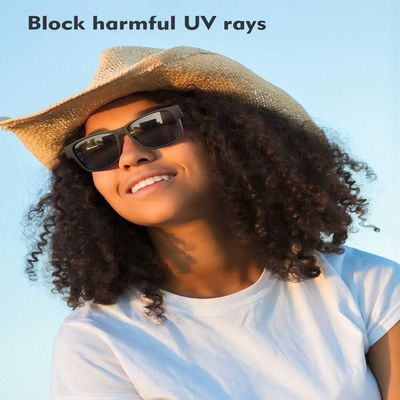 Mulheres Bluetooth Sunglasss dos homens com oradores e da música aberta da orelha de Mics vidros espertos audio