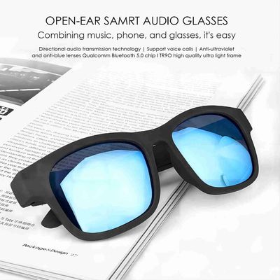 A música aberta da orelha dos óculos de sol espertos de Bluetooth do rádio entrega a chamada livre impermeável