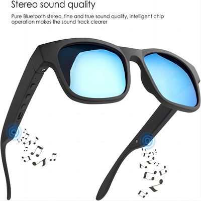 A música aberta da orelha dos óculos de sol espertos de Bluetooth do rádio entrega a chamada livre impermeável